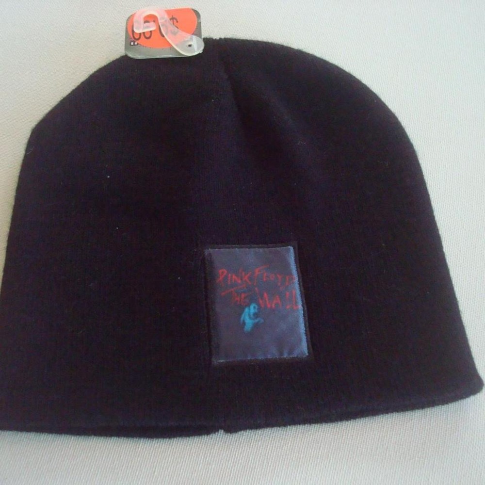 PINK FLOYD THE WALL BEANIE TOBOGGAN KNIT HAT CAP‎ SKULL VINTAGE G1